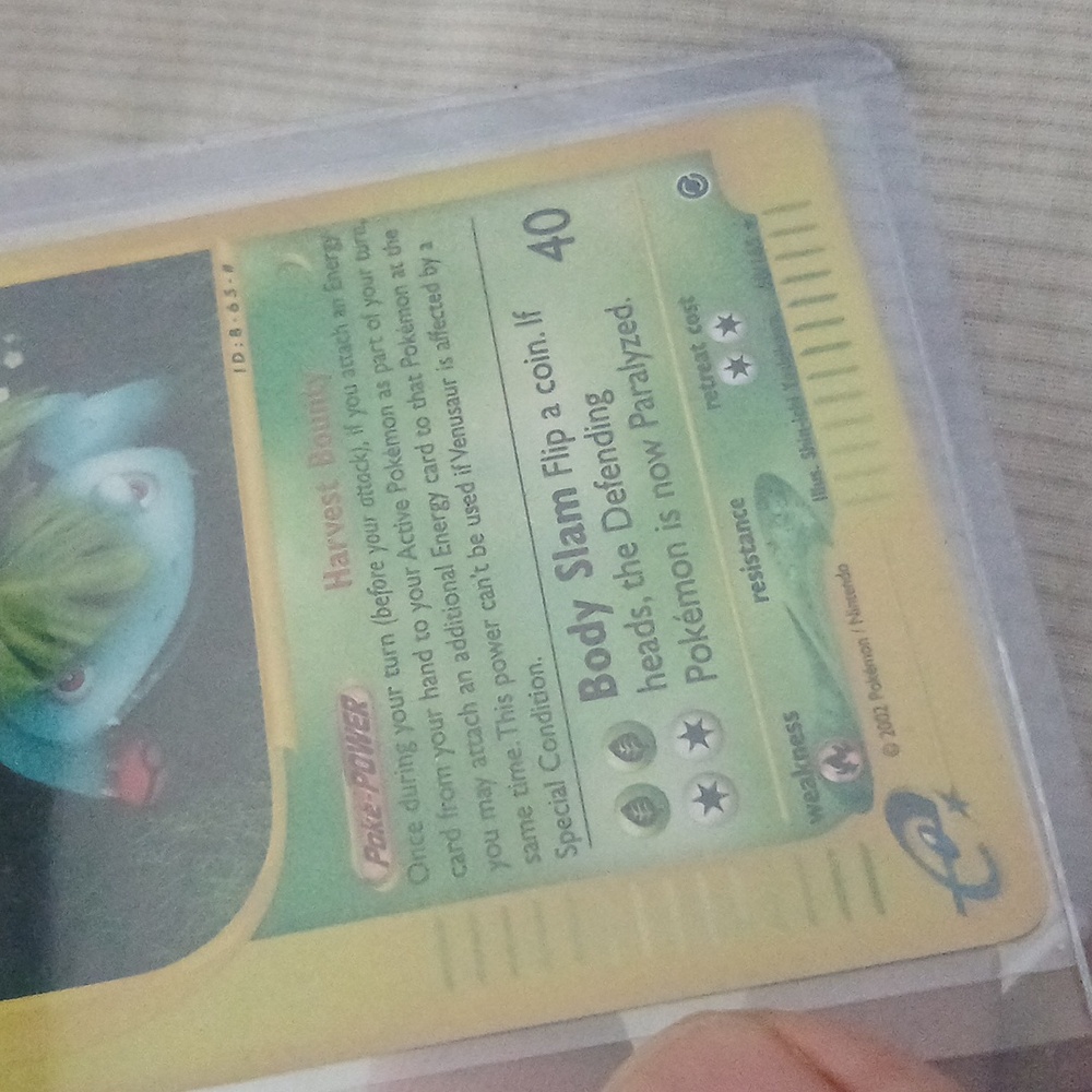 Pokemon Venusaur Expedition Reverse Holo Rare - Picture 4 of 4